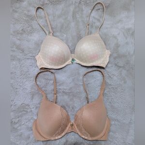Victoria's Secret Body by Victoria Push-up & Perfect Shape Bra Set Size 32C